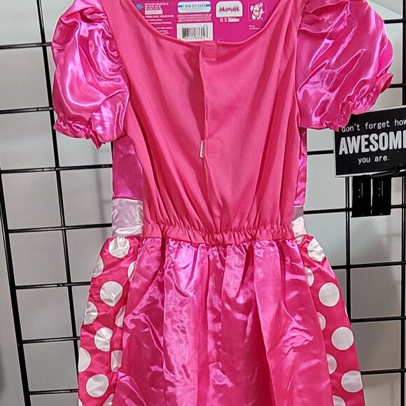 Disney Minnie Mouse Dress-Up Set - Pink Polka Dot Costume with Ears & Bow - Picture 3 of 7